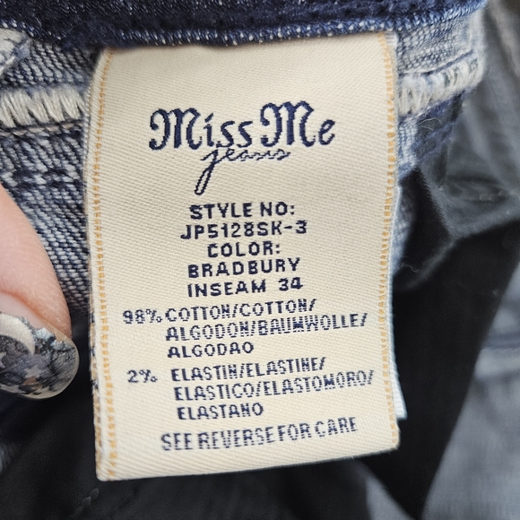 Miss Me skinny jeans JP5128SK-3 size 29 - Picture 11 of 13